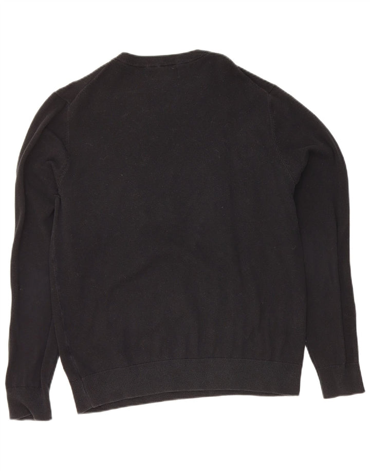 Ανδρικό πουλόβερ Zara Graphic Crew Neck Jumper Medium Navy Blue