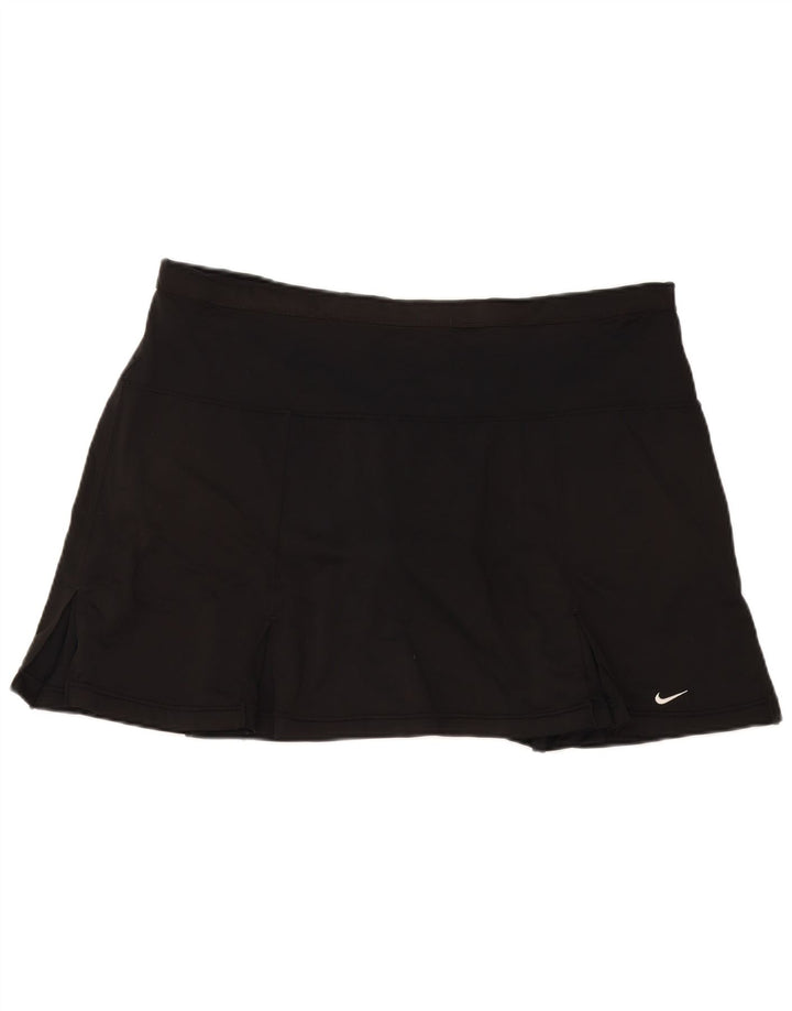 Nike Womens Dri Fit Skort UK 18 XL Μαύρος πολυεστέρας