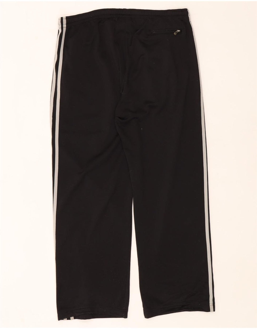 Ανδρικό παντελόνι αθλητικής φόρμας Adidas UK 38/40 μεσαίο μαύρο πολυεστέρα