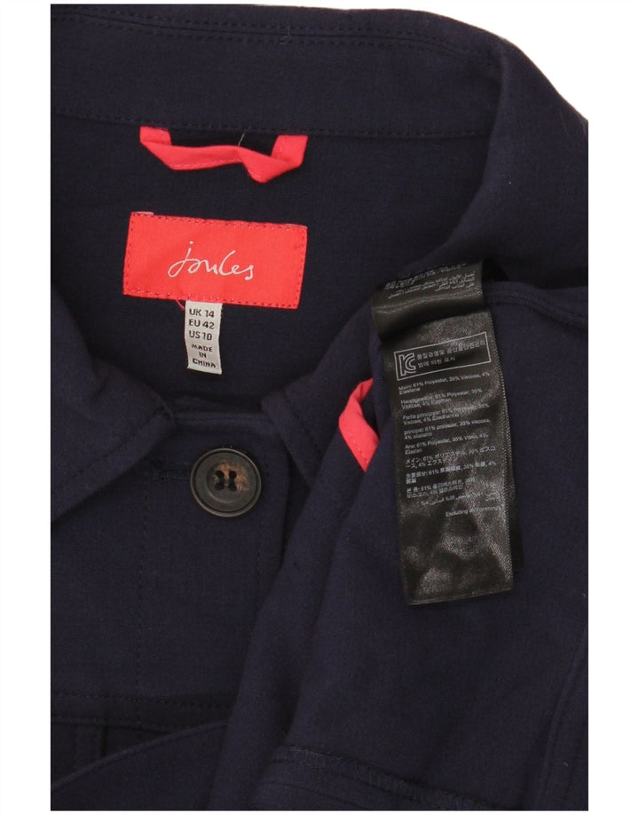 Joules Γυναικείο Crop Bomber Jacket UK 14 Large Navy Blue Polyester