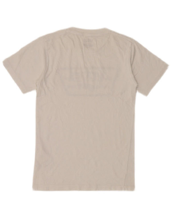 Vans Womens Classic Fit Graphic T-Shirt Top UK 6 XS White Cotton