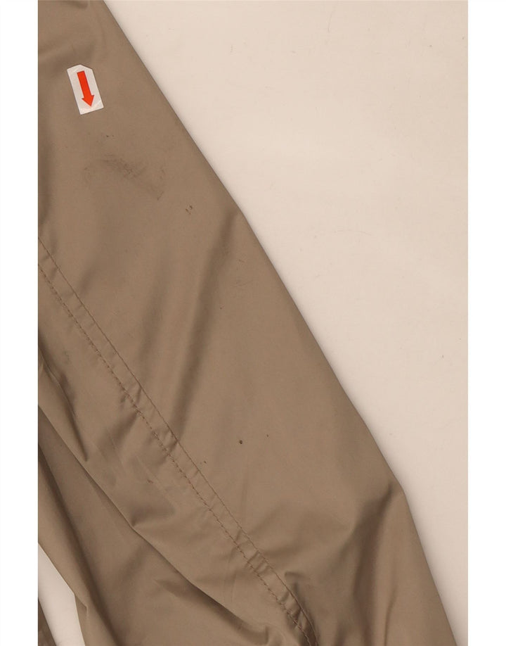 Geox Respira γυναικείο μπουφάν Parka με κουκούλα UK 10 Small Beige Polyester