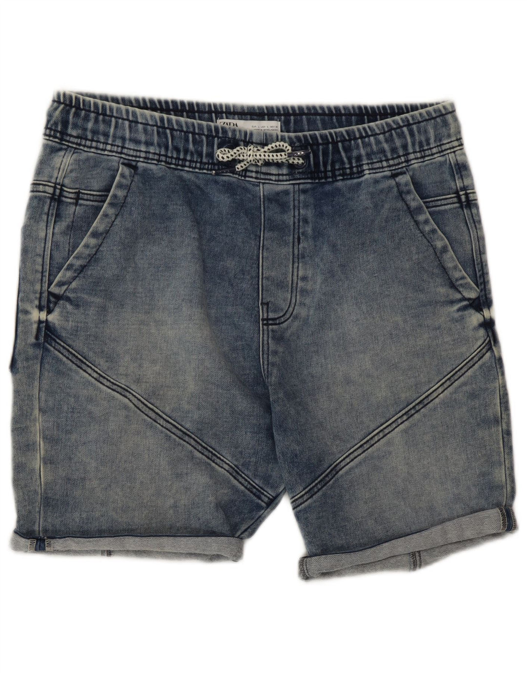 Ανδρικό τζιν σορτς Zara μεγάλο W32 Μπλε βαμβακερό