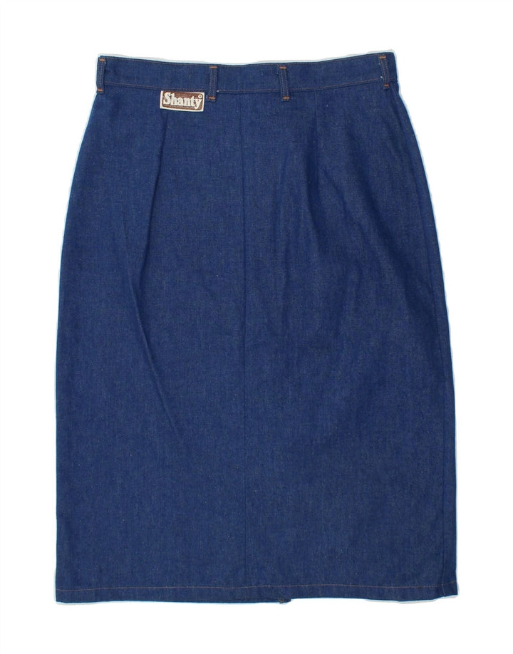 VINTAGE Womens Denim Skirt W30 Medium  Blue Vintage Vintage and Second-Hand Vintage from Messina Hembry 
