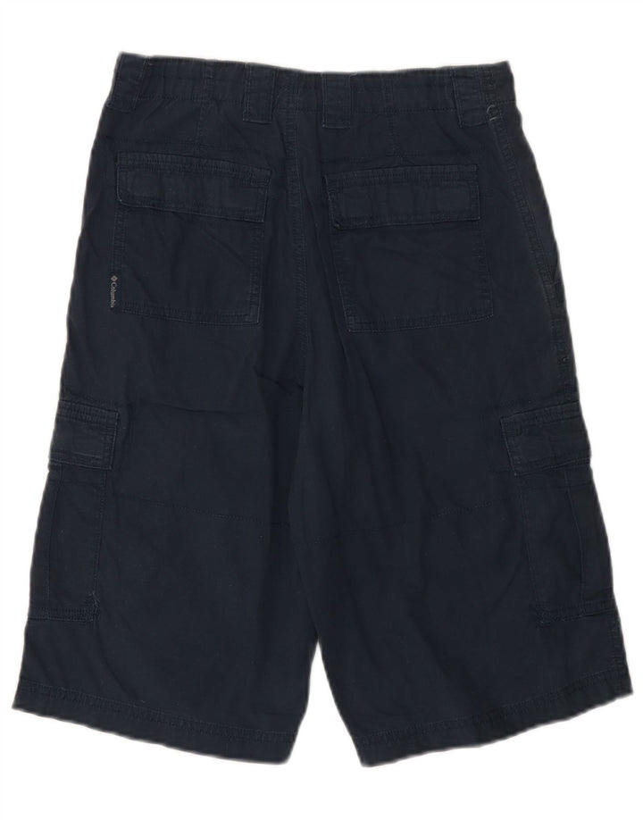 COLUMBIA Boys Cargo σορτς 15-16 ετών W26 Navy Blue Cotton