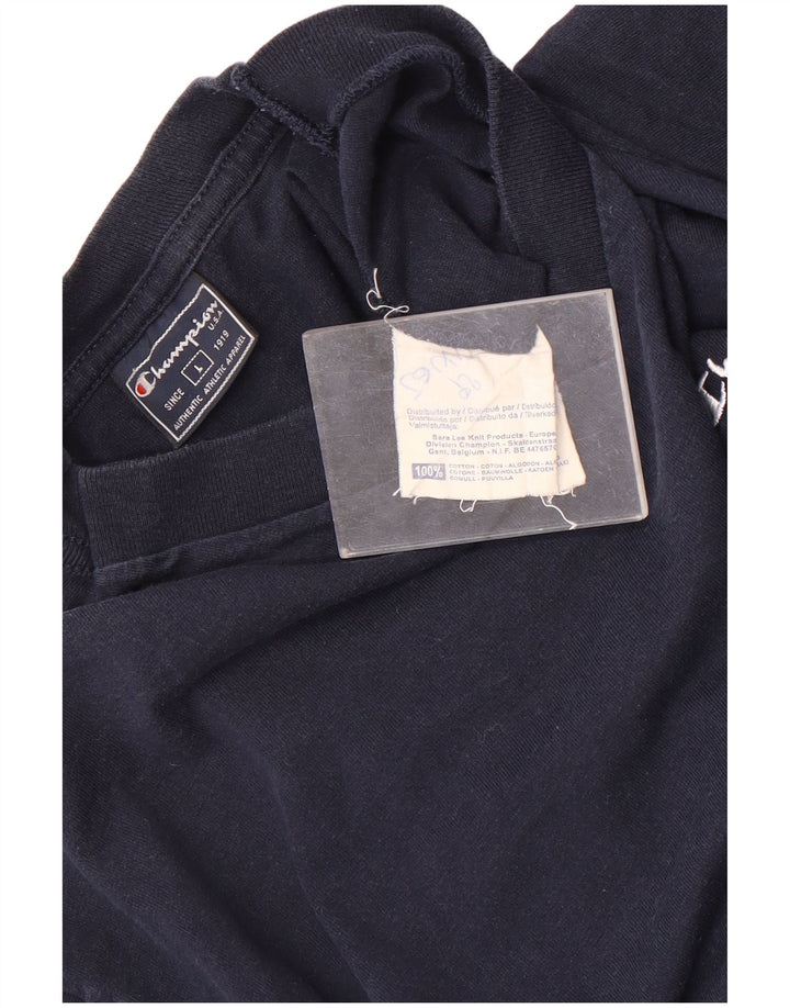 Ανδρικό T-Shirt Champion Top Large Navy Blue από βαμβάκι