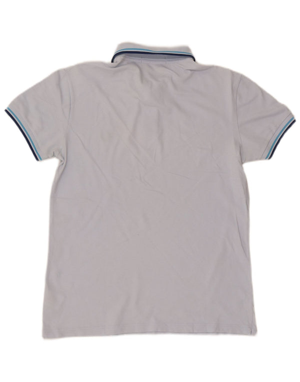 Fred Perry Ανδρικό πουκάμισο πόλο με μεσαίο μπλε βαμβακερό ριγέ
