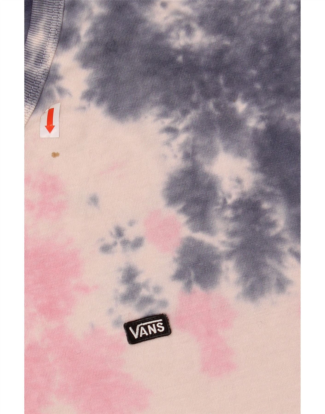 VANS Ανδρικό T-Shirt Top XL Pink Tie Dye Cotton