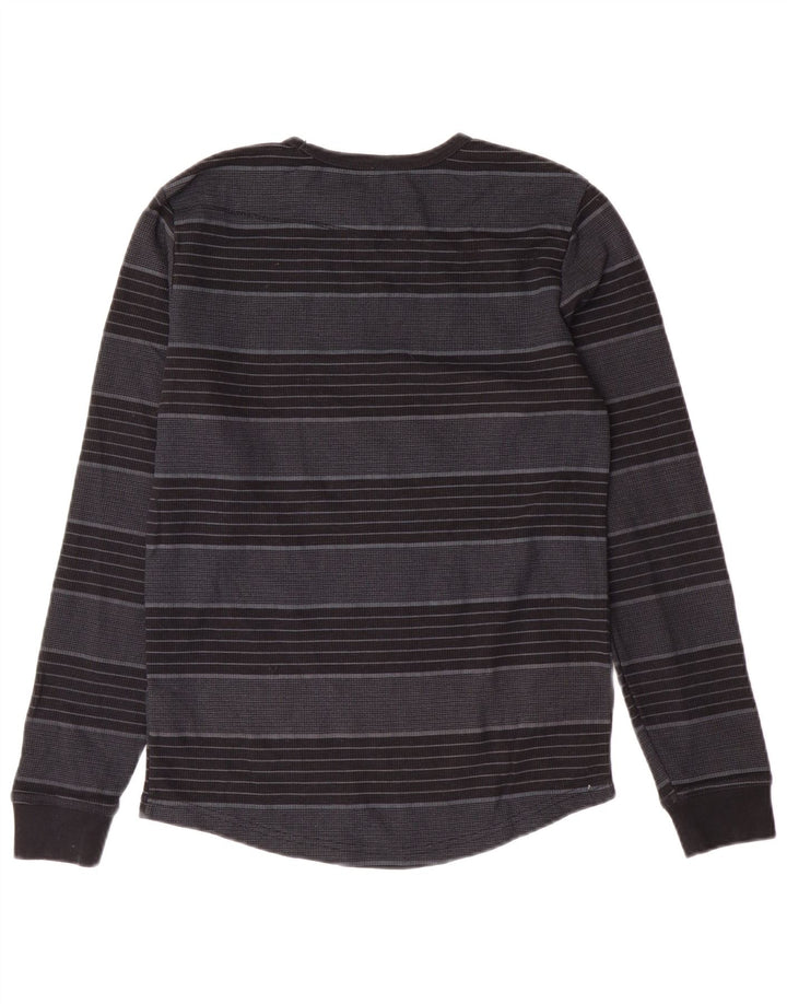 Volcom Boys Top μακρυμάνικο 11-12 ετών Μεγάλο γκρι ριγέ πολυεστέρας