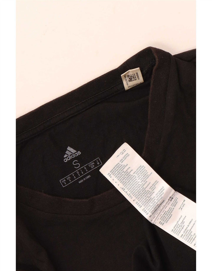 Ανδρικό T-Shirt ADIDAS Top Μικρό μαύρο βαμβακερό