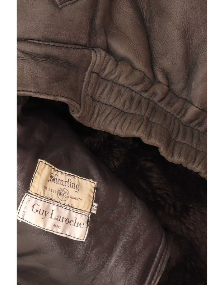 Guy Laroche Ανδρικό Shearling Jacket IT 52 XL Grey