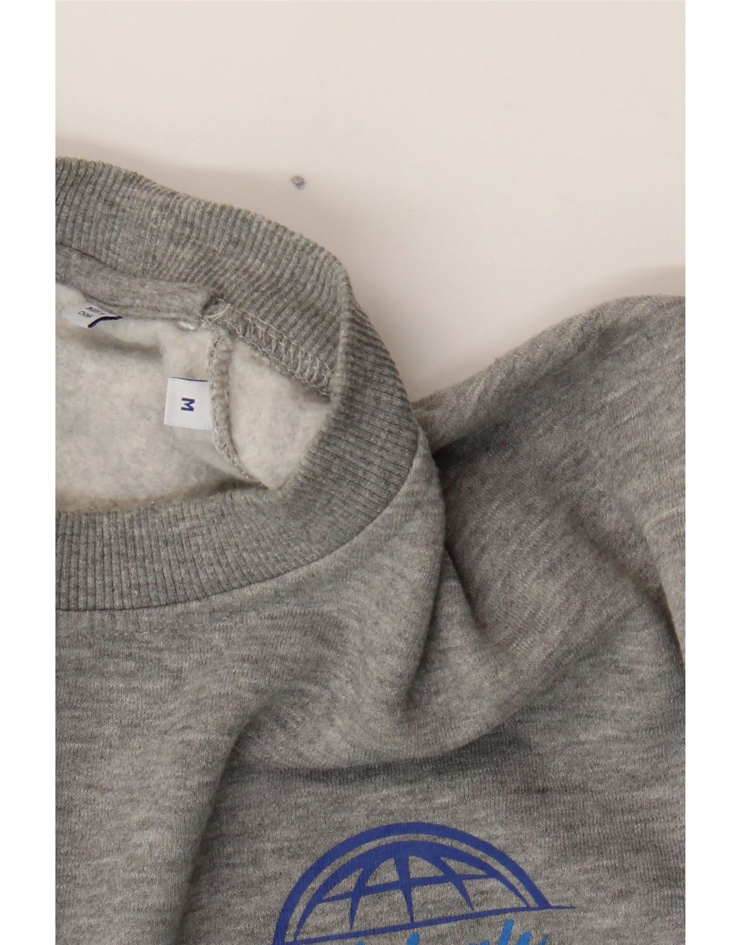 JACK & JONES Mens Sweatshirt Jumper Medium Grey Polyester Vintage Jack & Jones and Second-Hand Jack & Jones from Messina Hembry 