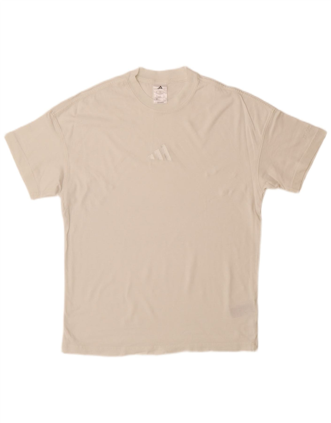 Ανδρικό T-Shirt ADIDAS Top Small White Βαμβακερό