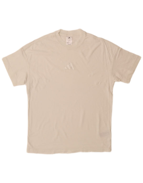 Ανδρικό T-Shirt ADIDAS Top Small White Βαμβακερό