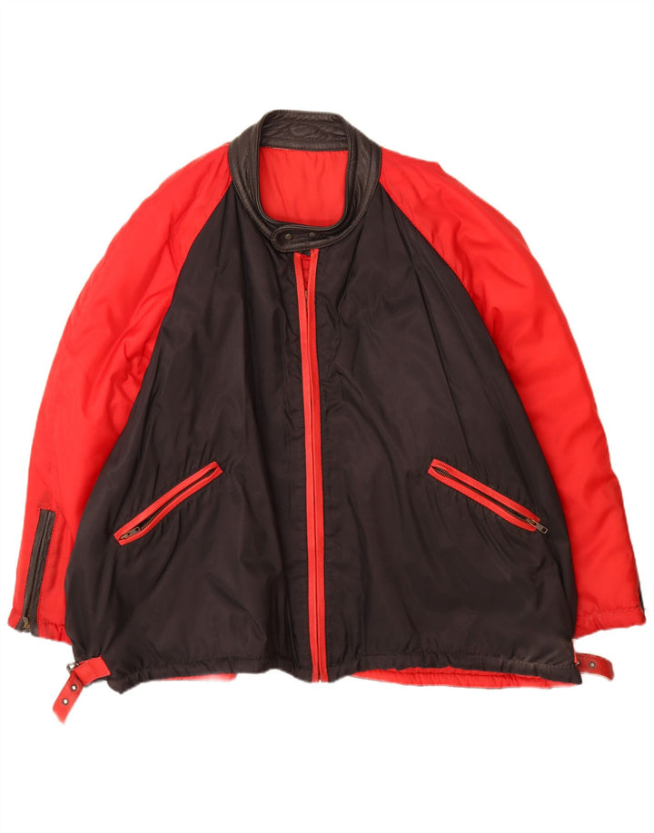 Vintage Ανδρικό μπουφάν UK 42 XL Red Colourblock Polyamide