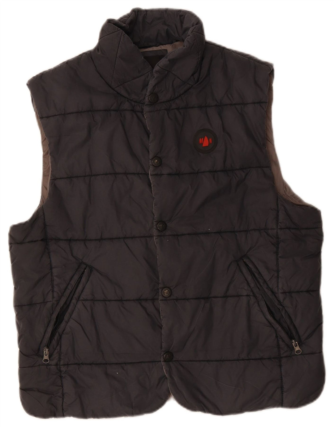 Murphy & Nye Mens Padded Gilet UK 40 Large Black Polyester