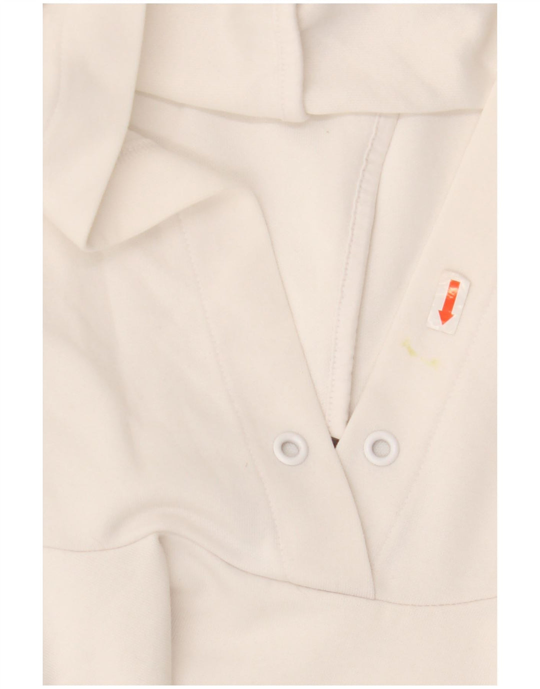 Adidas Γυναικείο Γραφικό Hoodie Jumper UK 8/10 Μικρός λευκός πολυεστέρας