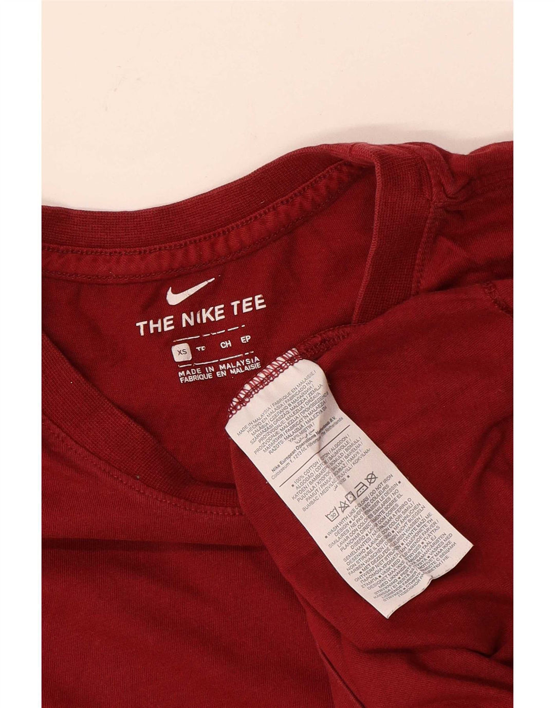 Ανδρικό T-Shirt Nike Top XS Red Cotton
