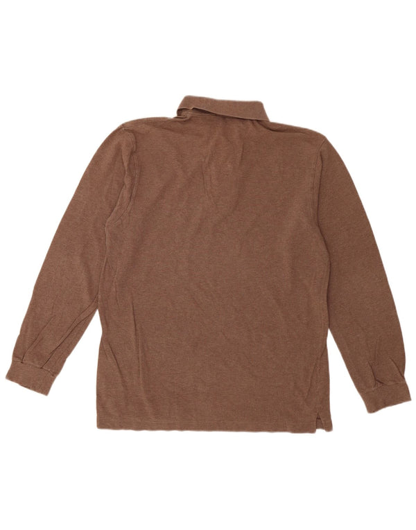 Sergio Tacchini Ανδρικό μακρυμάνικο μπλουζάκι πόλο EU 46 Small Beige