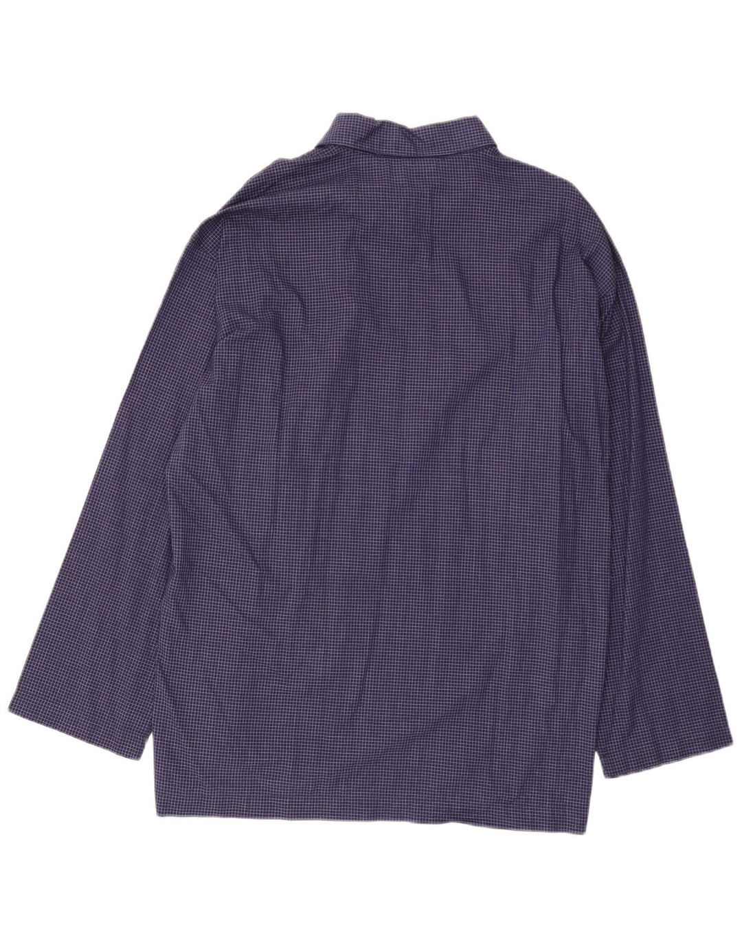 Ανδρικό πουκάμισο Fila Μεγάλο Navy Blue Gingham Cotton