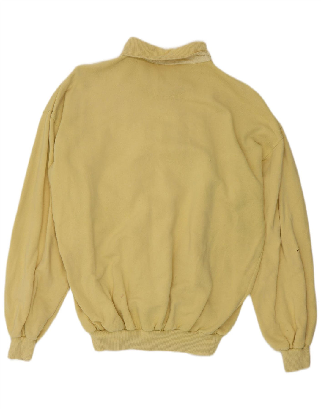 Ανδρική μπλούζα Think Pink Polo Jumper IT 50 μεσαίου κίτρινου βαμβακερού
