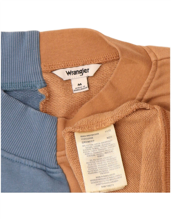 Ανδρικό γραφικό φούτερ Wrangler Jumper Μεσαίο μπλε χρώματος βαμβακερό