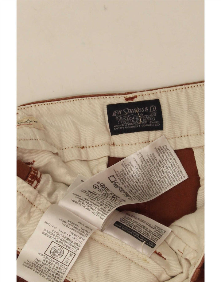 Ανδρικό σορτς Chino Levi's W29 Βαμβακερό μεσαίο καφέ