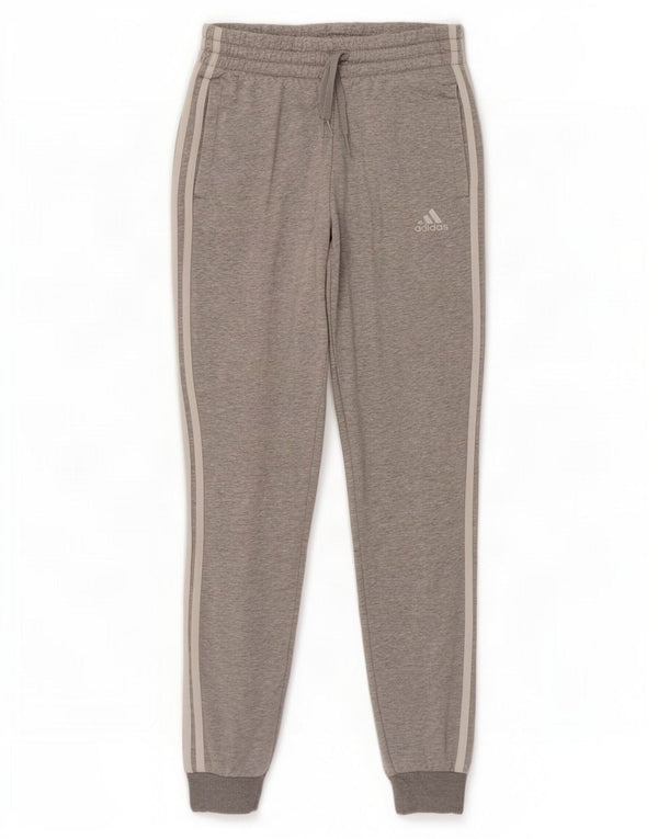 Γυναικεία αθλητική φόρμα Adidas Παντελόνι Joggers UK 4/6 XS Γκρι βαμβακερό
