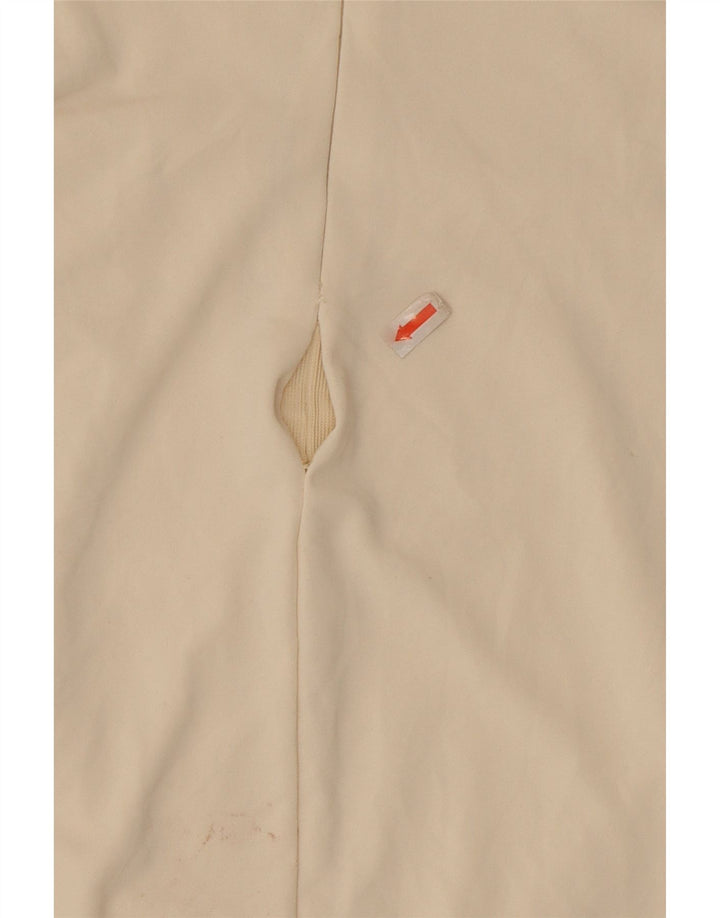 Zara Γυναικείο Αμάνικο Φόρεμα UK 12 Medium Off White Polyester