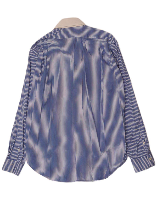 Polo Ralph Lauren Ανδρικό πουκάμισο Regent Μέγεθος 16 Large Blue Pinstripe