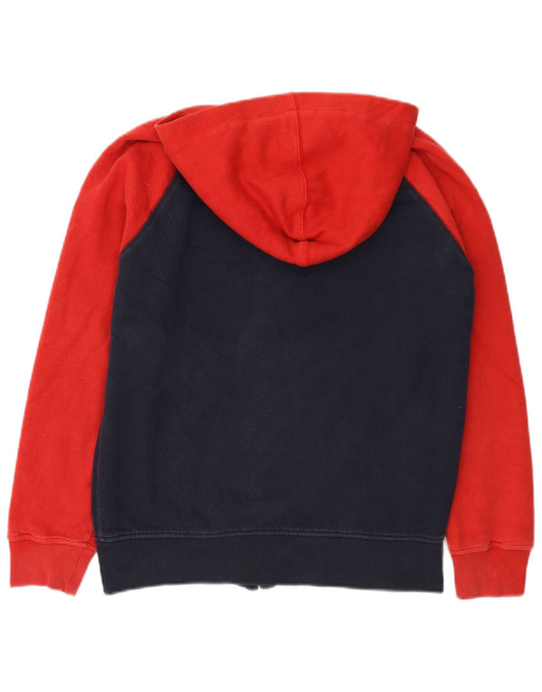Γραφικό πουλόβερ Gap Girls με κουκούλα 13-14 ετών 2XL Navy Blue Colorblock