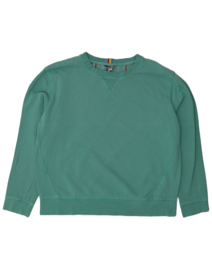 Joules Γυναικείο φούτερ μεγάλου μεγέθους Jumper UK 12 Μεσαίο πράσινο βαμβακερό
