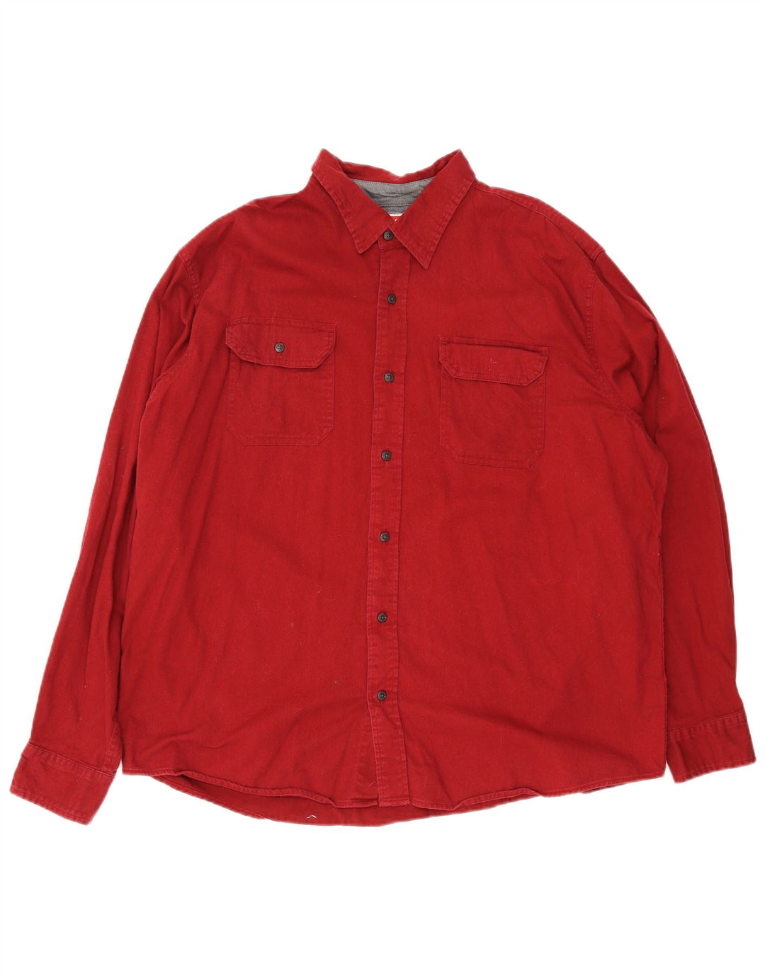 Ανδρικό πουκάμισο Wrangler Regular Fit XL Κόκκινο βαμβακερό