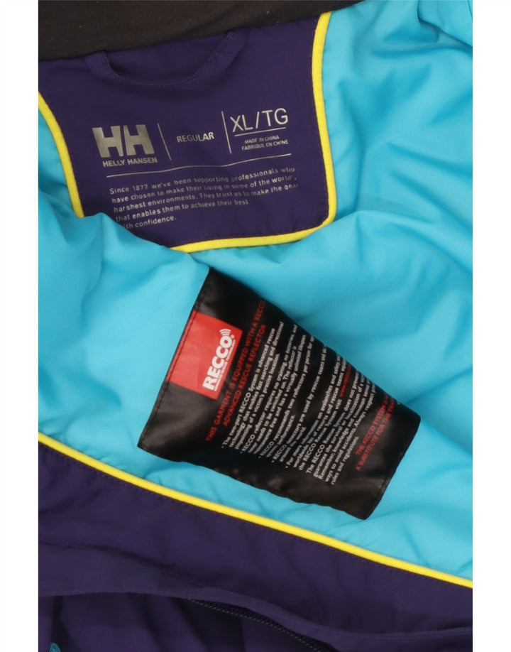 HELLY HANSEN Ανδρικό μπουφάν αντιανεμικό κανονική εφαρμογή UK 42 XL μωβ
