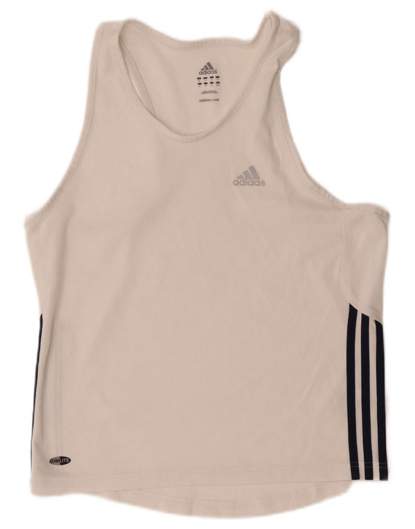 Adidas Ανδρικό γιλέκο Climalite Top Medium White Polyester