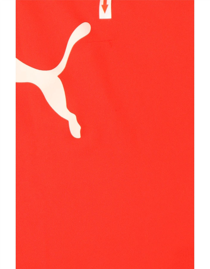 Ανδρικό γραφικό μπλουζάκι Puma Top μεσαίο κόκκινο χρώμα