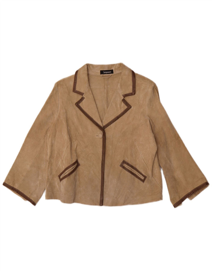 Sinequanone γυναικείο 3/4 μανίκι μπουφάν Bolero IT 42 Medium Beige