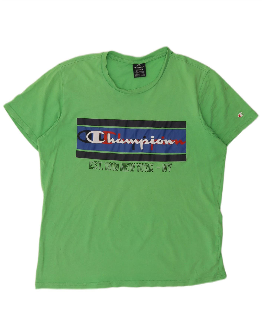 Ανδρικό γραφικό μπλουζάκι Champion Top Medium Green