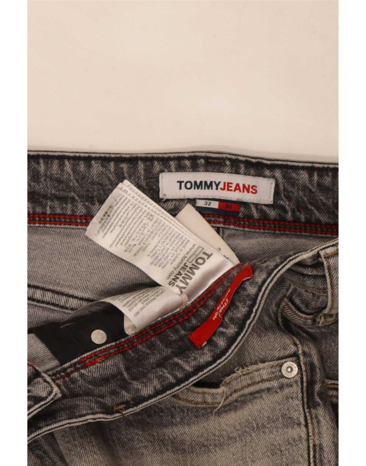Tommy Hilfiger Ανδρικό Slim Jeans W32 L30 Γκρι βαμβακερό