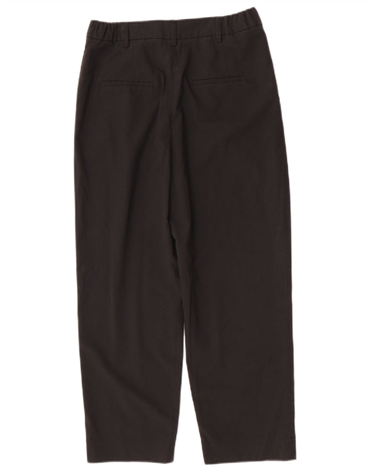 ZARA Γυναικείο Παντελόνι με Καρφωτό Cropped Small W26 L25 Μαύρο