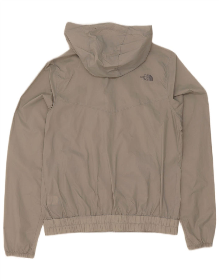 The North Face γυναικείο μπουφάν βροχής μεγάλου μεγέθους με κουκούλα UK 10 Small Grey Nylon