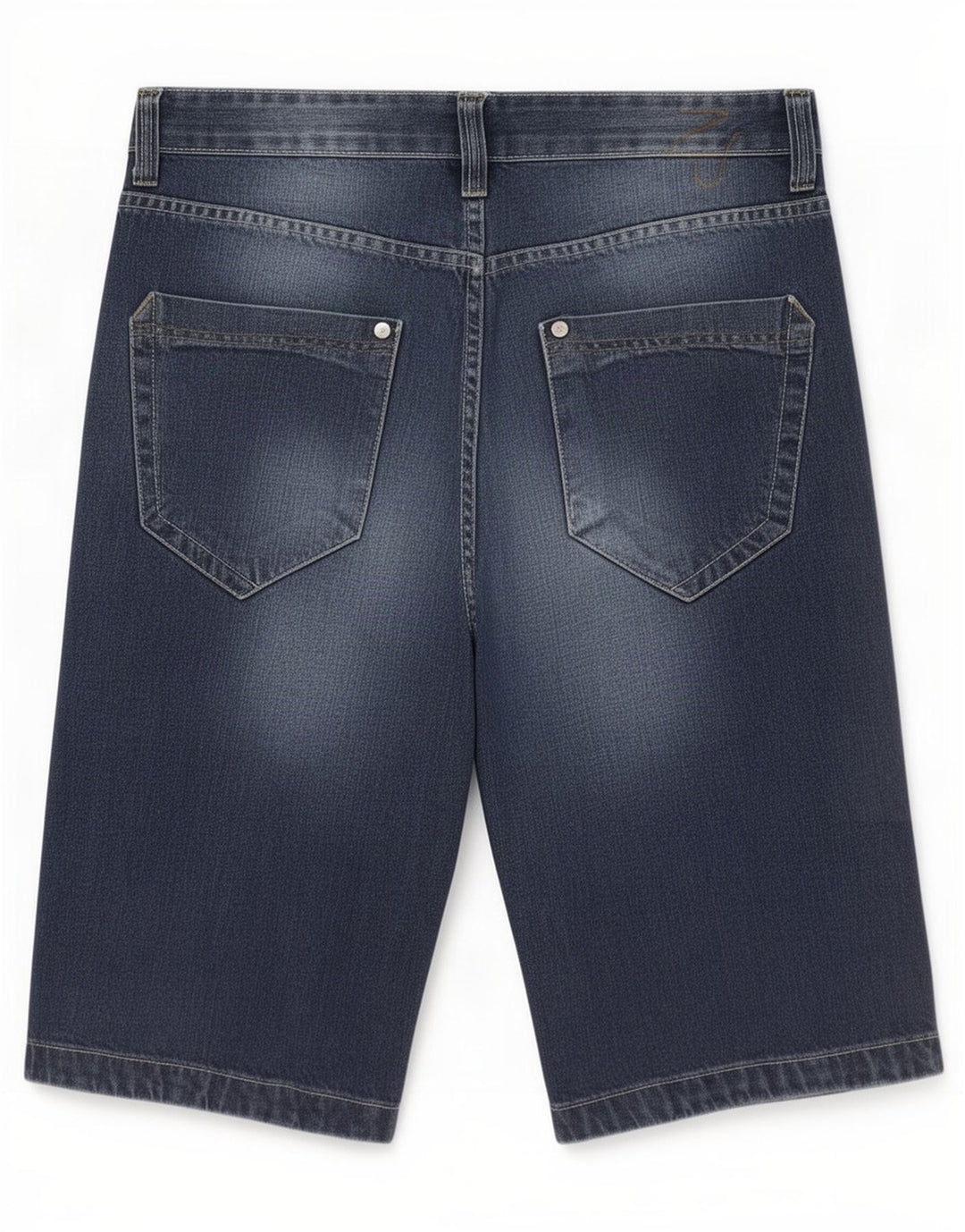 Zara Ανδρικό τζιν σορτς EU 42 Large W32 Navy Blue