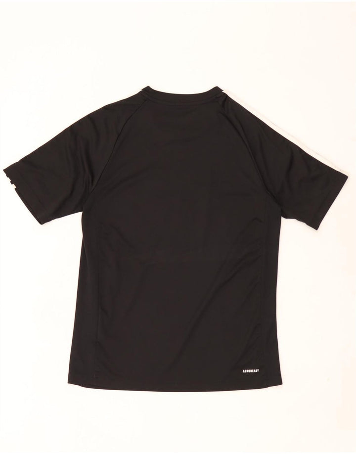 Ανδρικό γραφικό T-shirt Adidas Aeroready Top Μικρό Μαύρο Πολυεστέρα