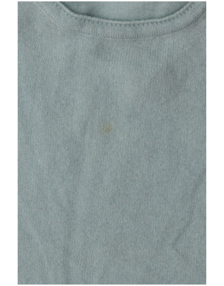 Γυναικείο πουλόβερ BENETTON Crew Neck Jumper UK 14 Medium Turquoise