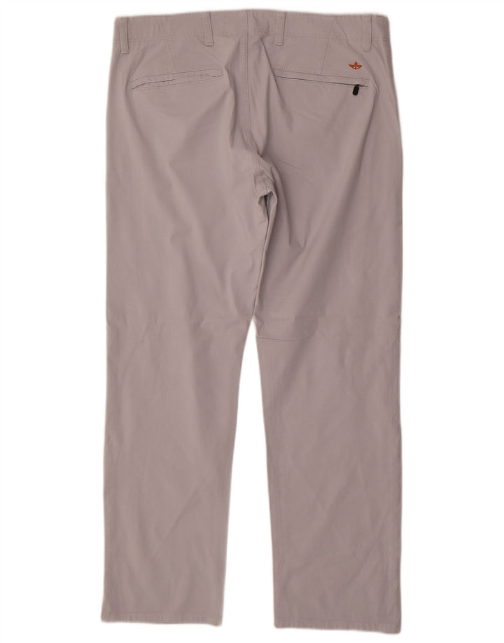 Dockers Ανδρικό ίσιο παντελόνι Chino W36 L31 Γκρι βαμβακερό