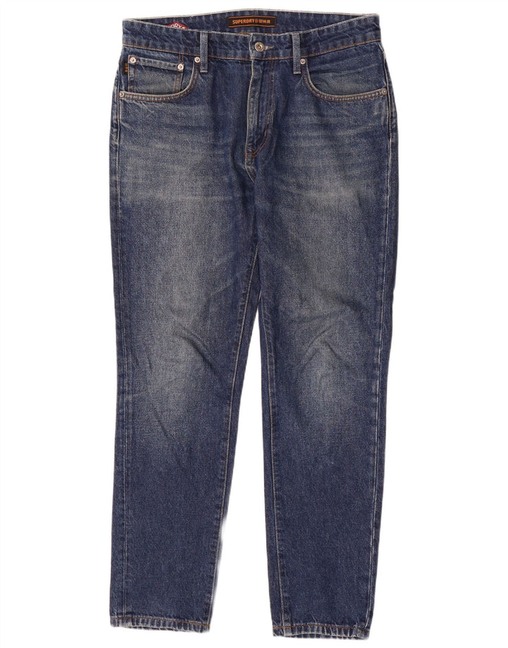 Ανδρικό Slim Jeans Superdry W32 L30 Blue Cotton