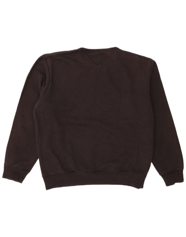 Ανδρικό γραφικό φούτερ Tommy Hilfiger Jumper 2XL Μαύρο βαμβακερό