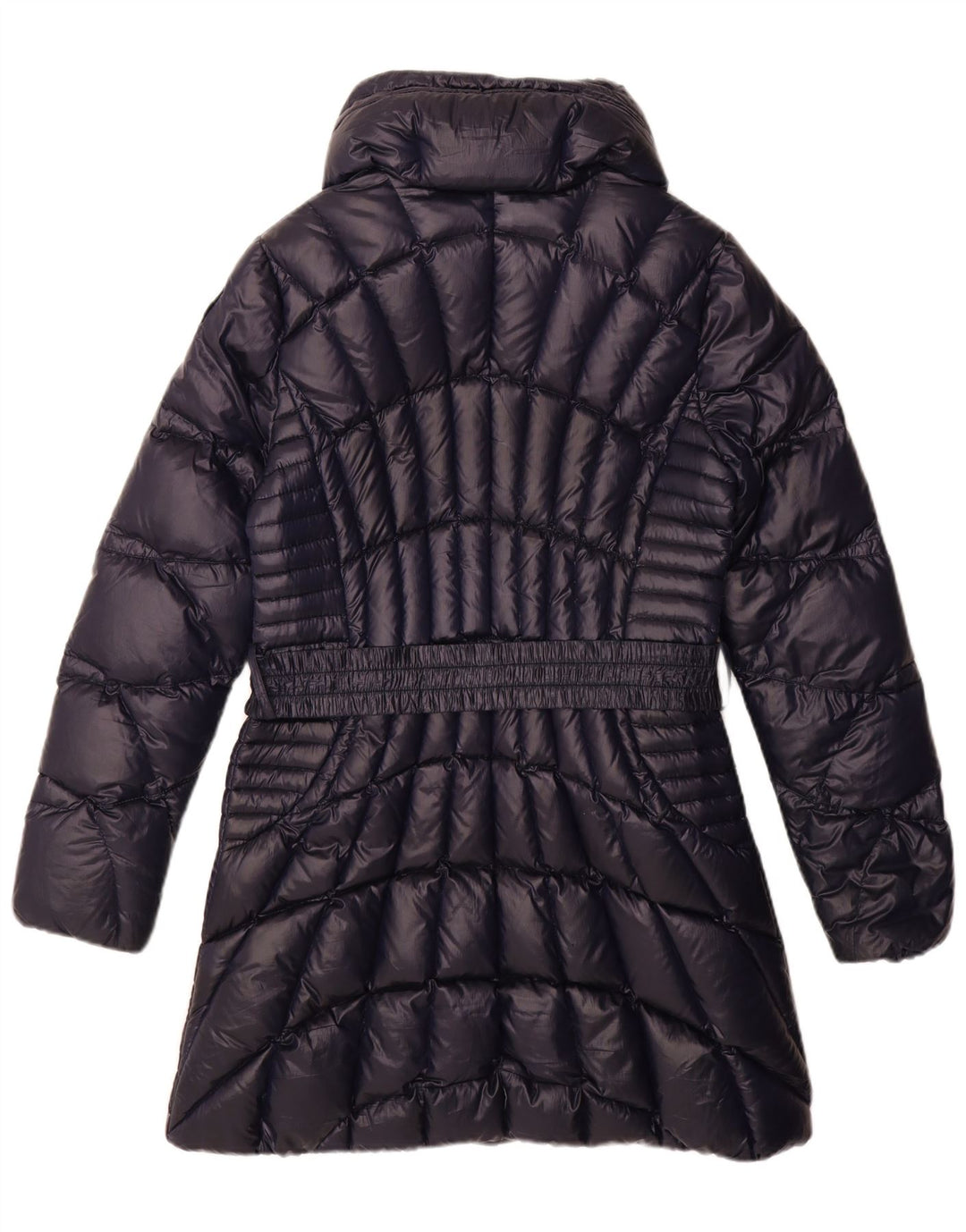 Blauer Γυναικείο παλτό UK 18 XL Navy Blue Polyester