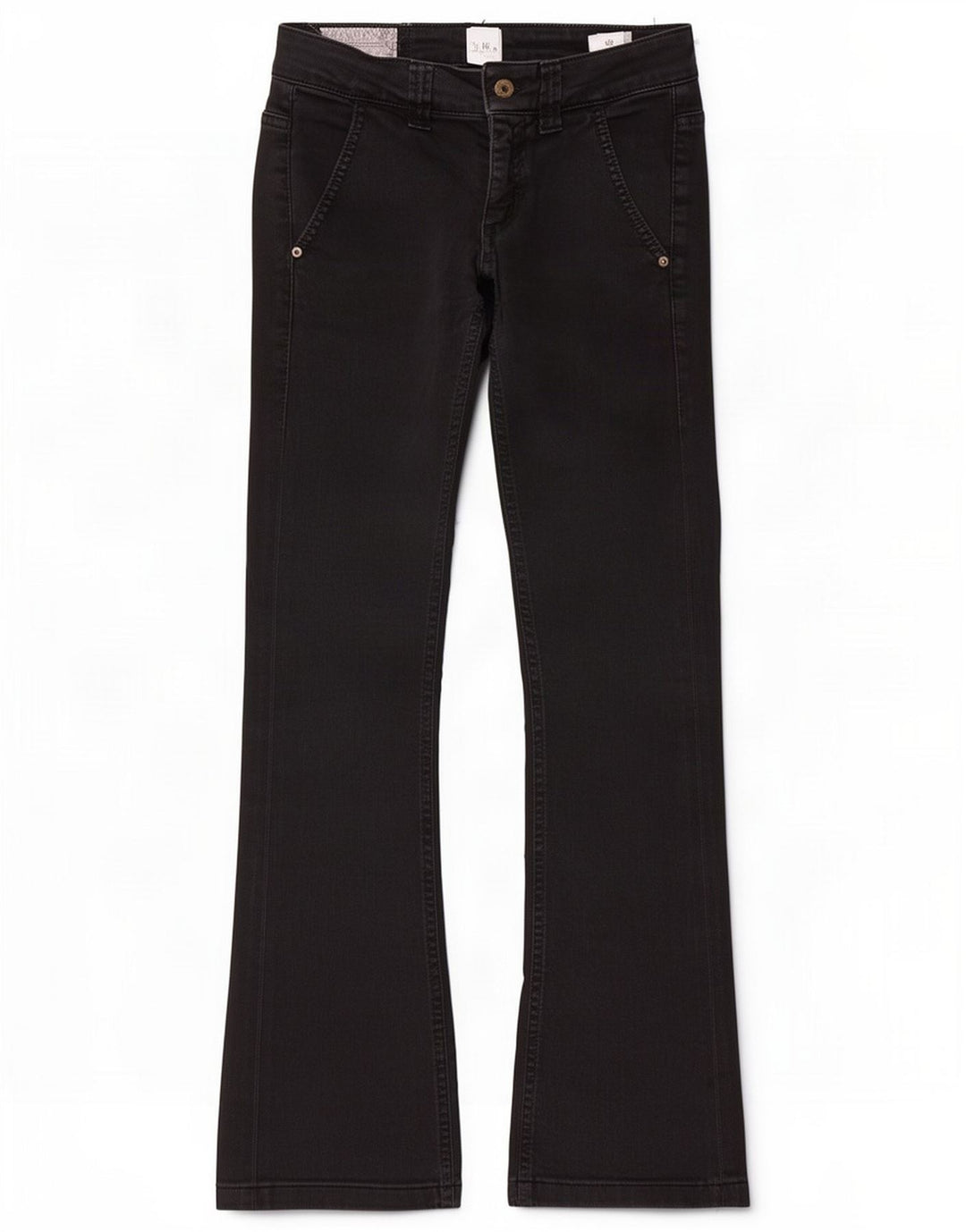 Dondup Womens Bootcut Jeans W25 L29 Black Cotton