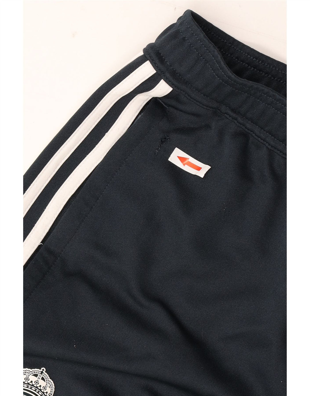 Ανδρική αθλητική φόρμα Adidas Real Madrid Παντελόνι μικρού μαύρου πολυεστέρα